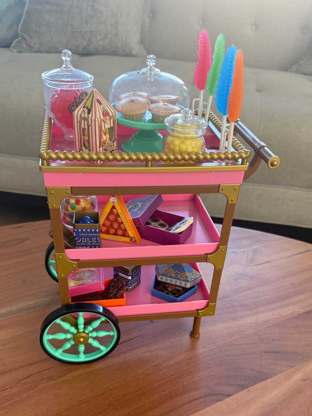 American Girl Harry Potter Honeydukes Candy Trolley - Retired